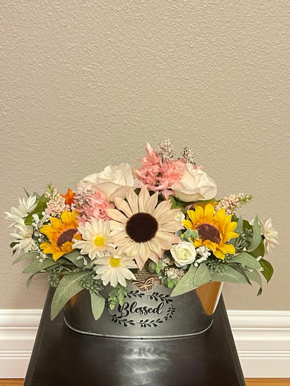 Blessed Centerpiece For Desk Window Kitchen Handmade